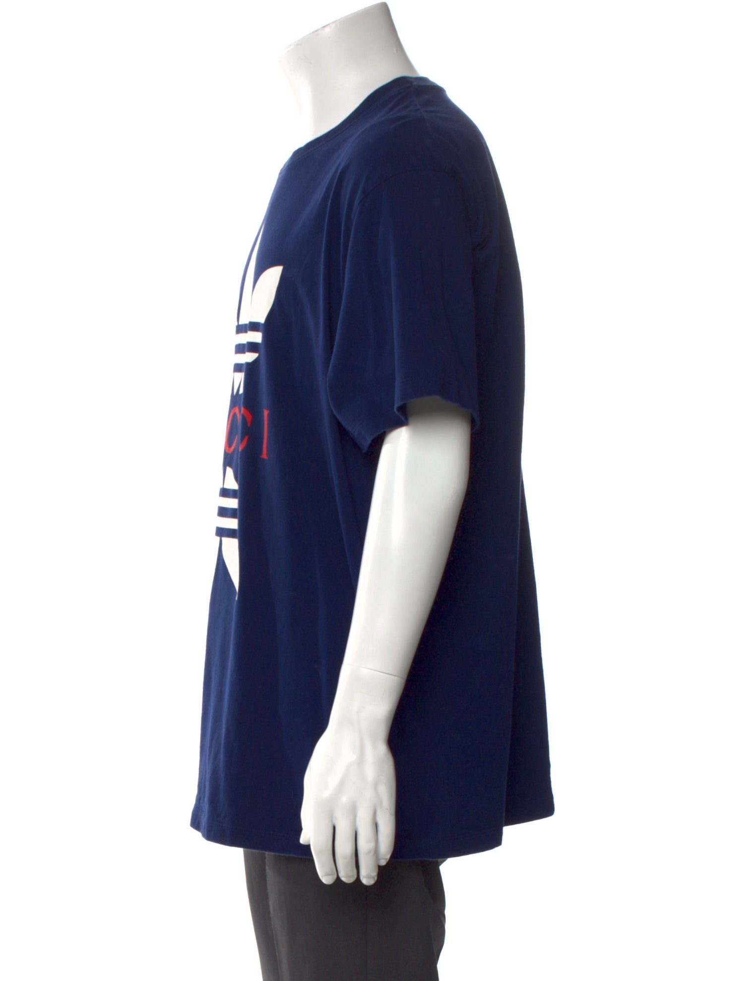 Gucci x Adidas Graphic Print Crew Neck T-Shirt