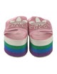 Gucci x Adidas Satin Printed Slides