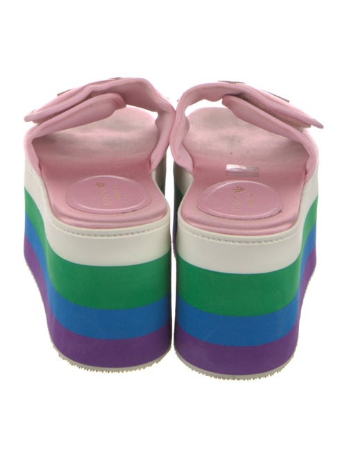 Gucci x Adidas Satin Printed Slides