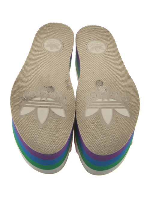 Gucci x Adidas Satin Printed Slides