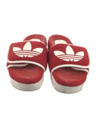 Gucci x Adidas Printed Slides