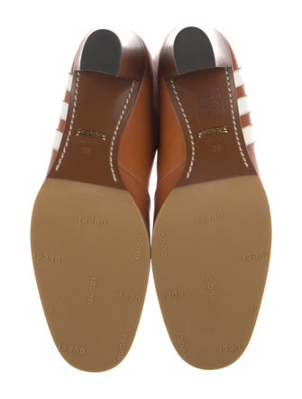 Gucci x Adidas Leather Striped Riding Boots