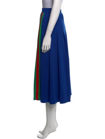Gucci x Adidas Striped Midi Length Skirt