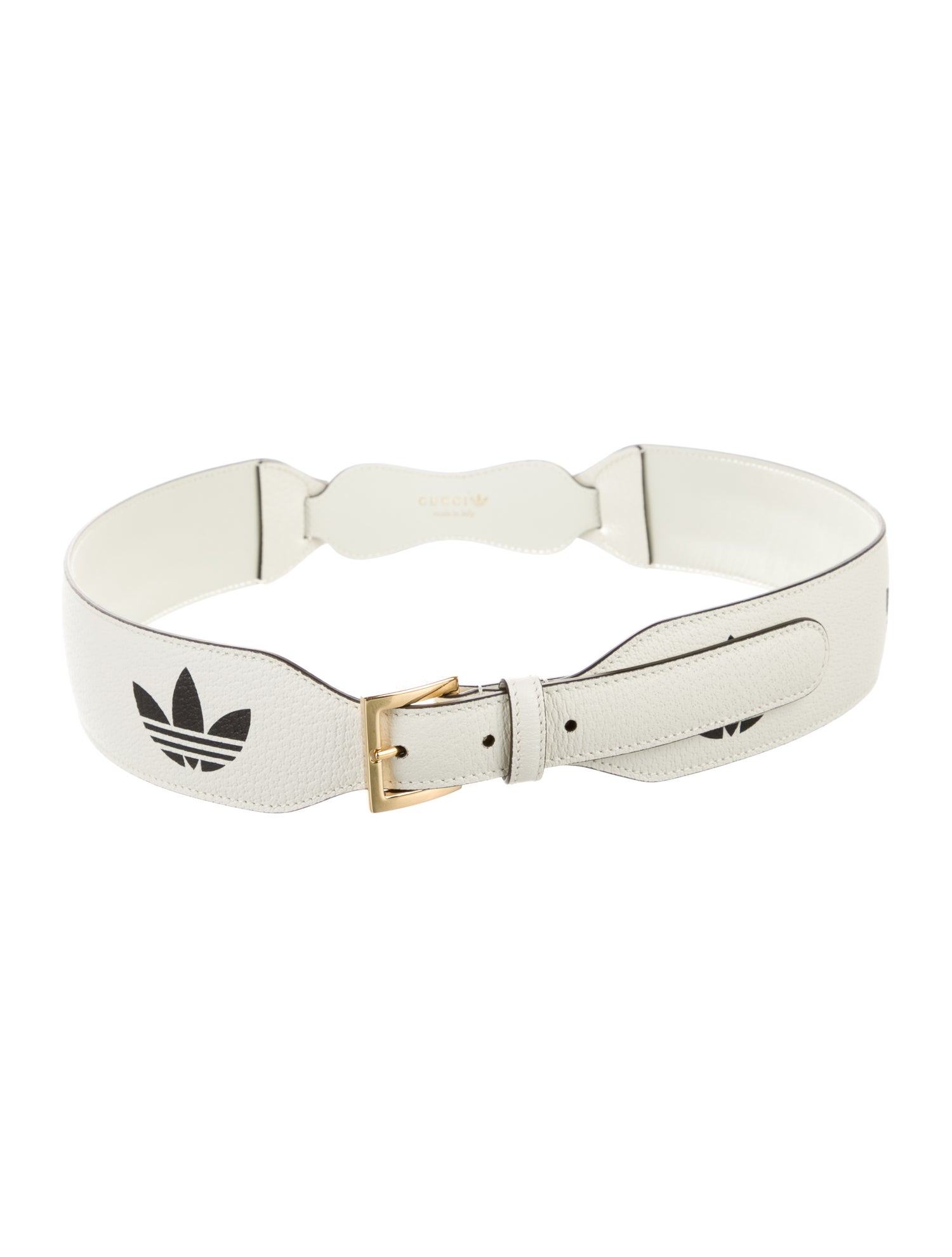 Gucci x Adidas 1955 Horsebit Accent Leather Belt w/ Tags