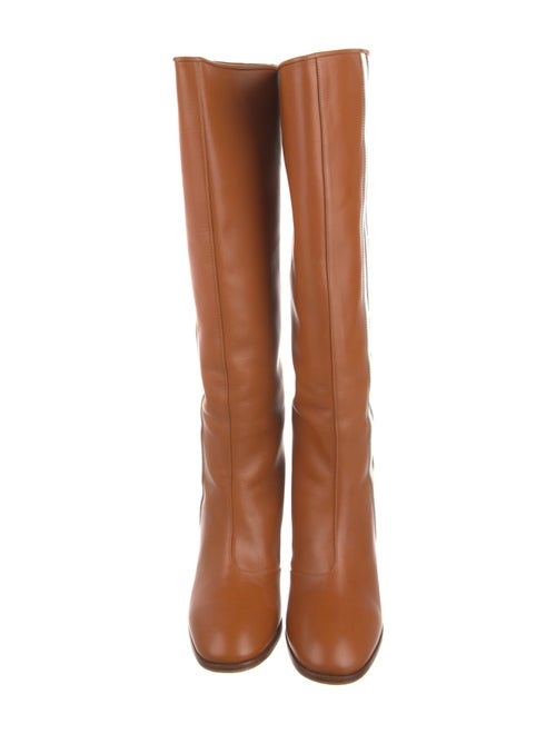 Gucci x Adidas Signature Stripe Leather Boots