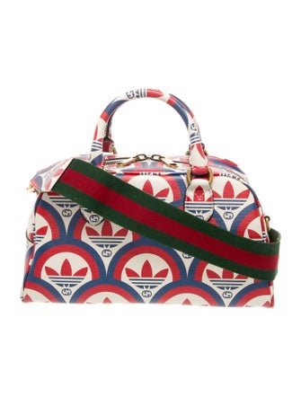 Gucci x Adidas Leather Top Handle Bag