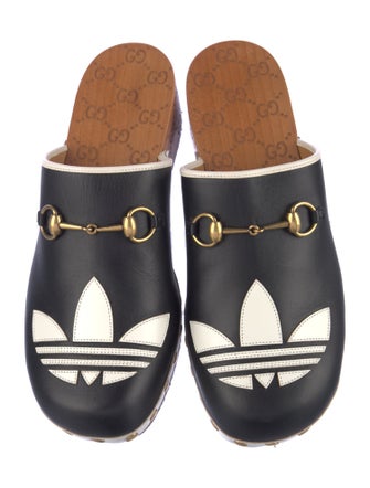 Gucci x Adidas 2022 Gucci x Adidas Horsebit Leather Mules Mules