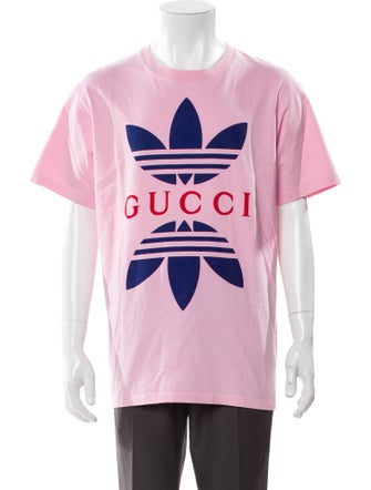 Gucci x Adidas Graphic Print Crew Neck T-Shirt
