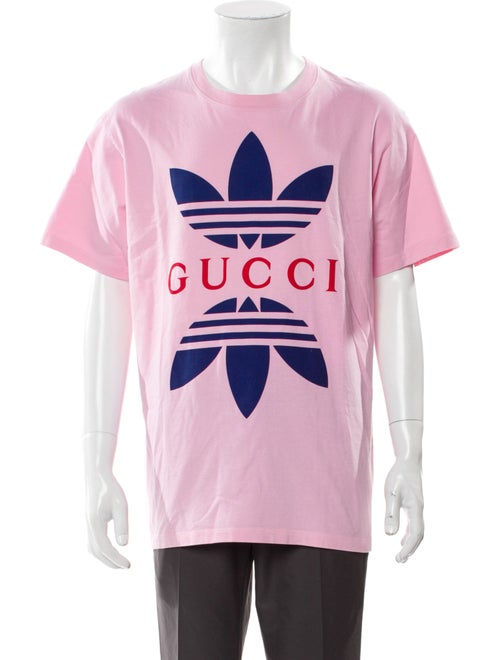 Gucci x Adidas Graphic Print Crew Neck T-Shirt
