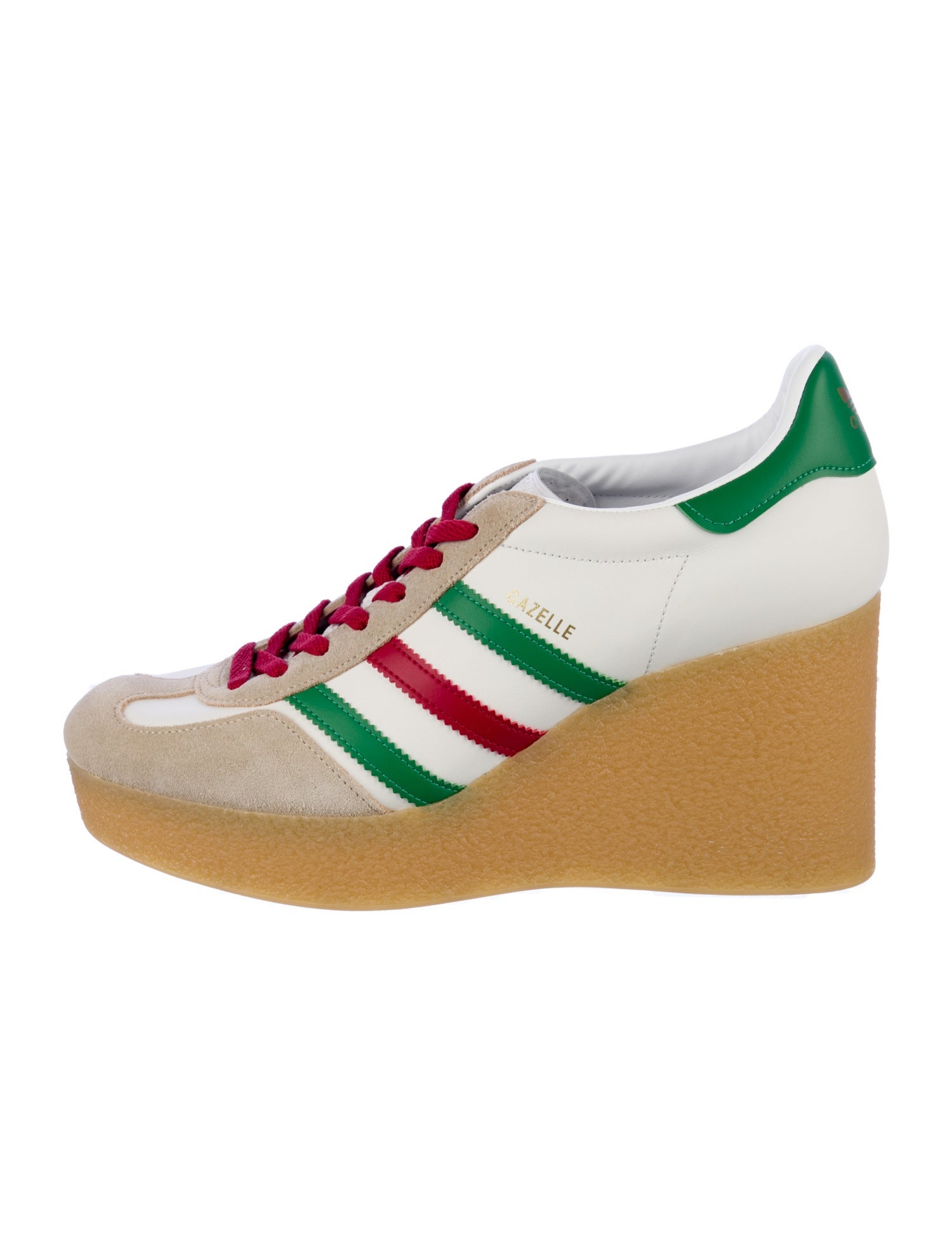 Gucci x Adidas wedge Leather Pumps w/ Tags