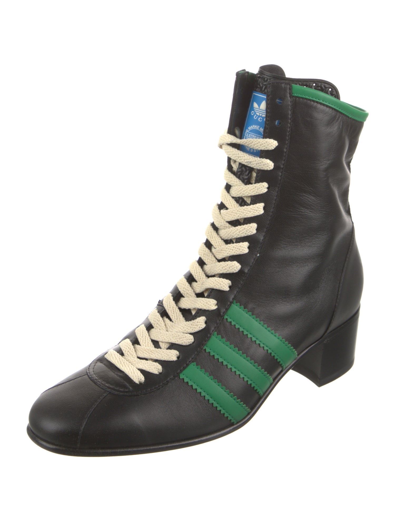 Gucci x Adidas 2022 Interlocking G Logo Combat Boots