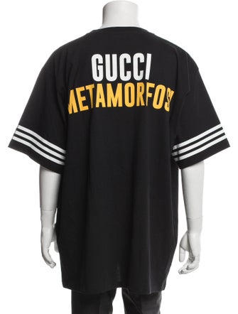 Gucci x Adidas Graphic Print Crew Neck T-Shirt