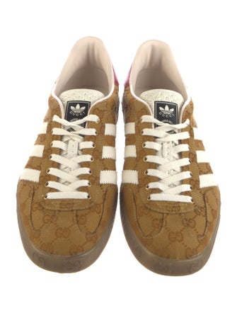 Gucci x Adidas Gucci x Adidas GG Canvas Gazelle Sneakers Sneakers