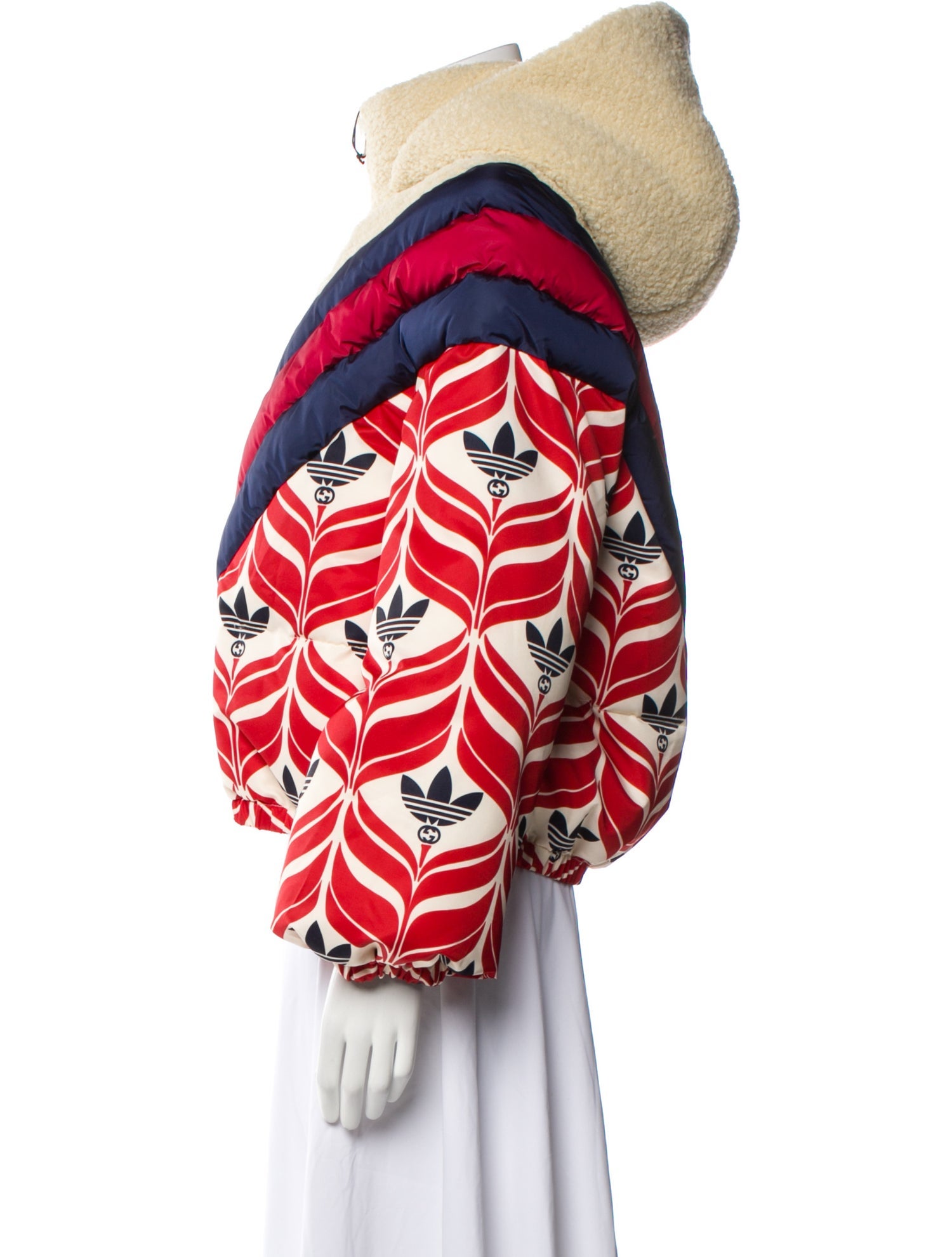 Gucci x Adidas 2023 Printed Faux Fur Jacket w/ Tags