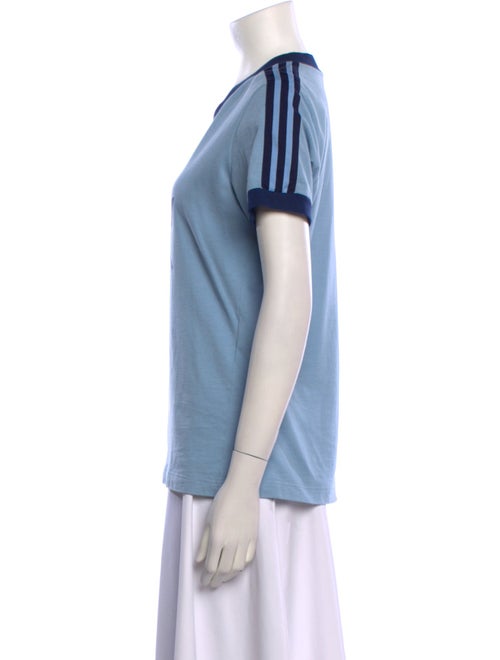 Gucci x Adidas Graphic Print V-Neck T-Shirt