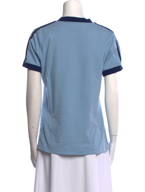 Gucci x Adidas Graphic Print V-Neck T-Shirt