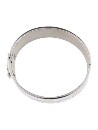 Gucci x Adidas Enamel Hinged Bangle Bracelet