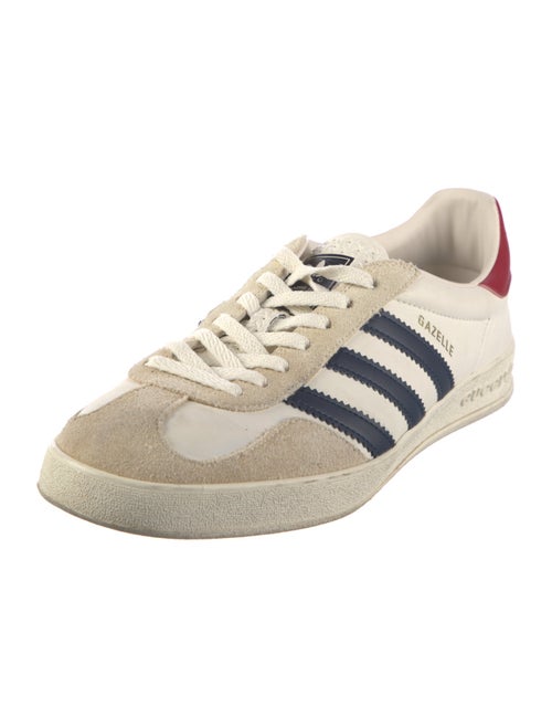 Gucci x Adidas Leather Colorblock Pattern Sneakers