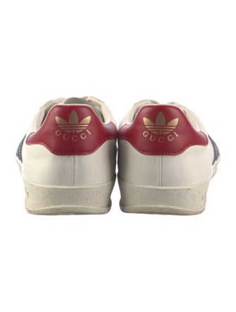 Gucci x Adidas Leather Colorblock Pattern Sneakers