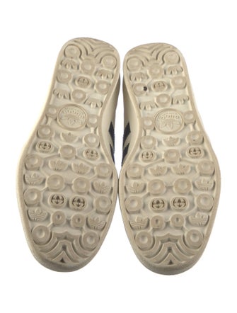 Gucci x Adidas Leather Colorblock Pattern Sneakers