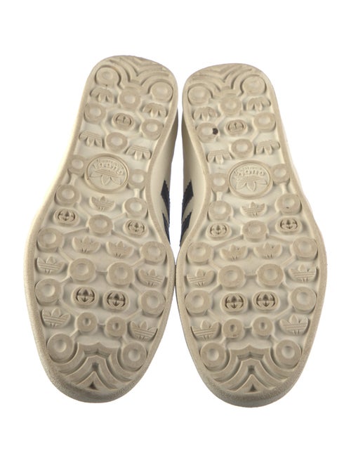 Gucci x Adidas Leather Colorblock Pattern Sneakers