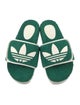 Gucci x Adidas GG Logo Terry Cloth Slides