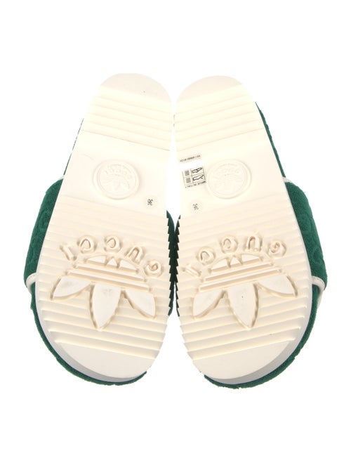 Gucci x Adidas GG Logo Terry Cloth Slides