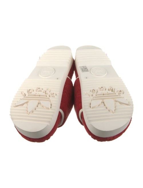 Gucci x Adidas GG Logo Terry Cloth Slides