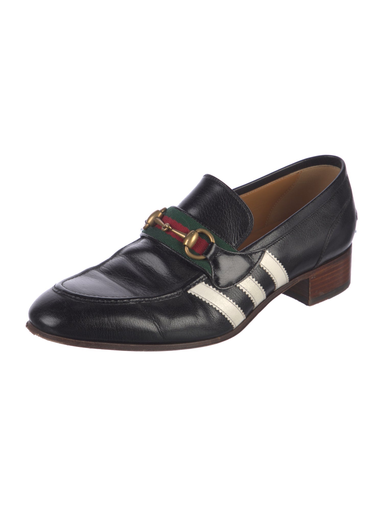 Gucci x Adidas 2022 Web Accent Dress Loafers