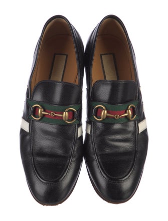 Gucci x Adidas 2022 Web Accent Dress Loafers