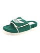 Gucci x Adidas GG Logo Terry Cloth Slides