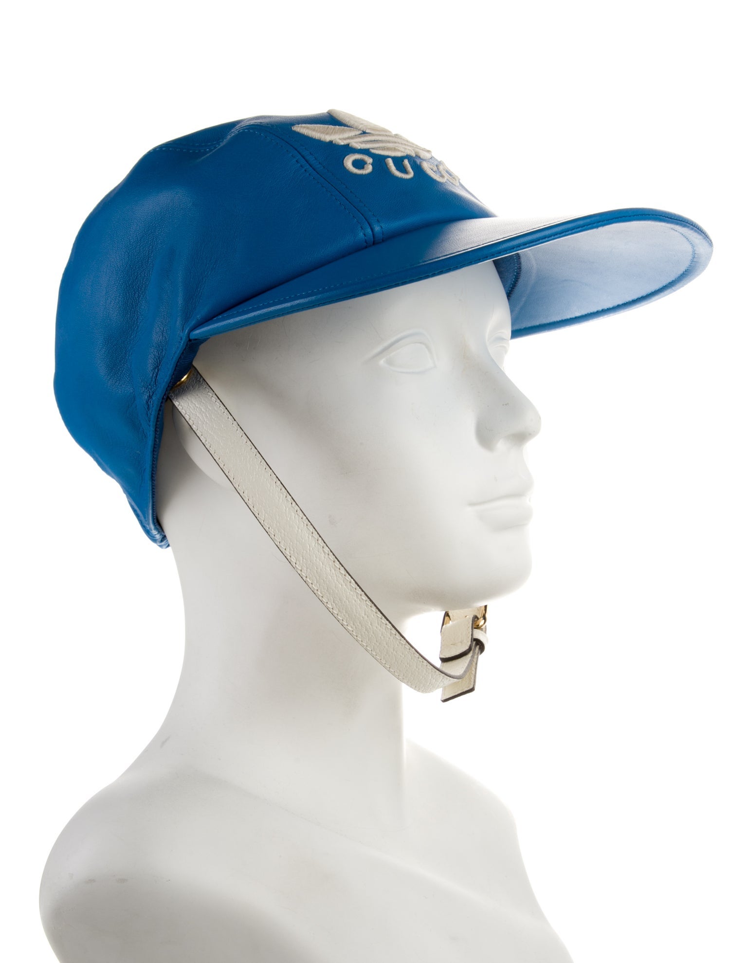 Gucci x Adidas Embroidered Panel Lambskin Hat w/Tags