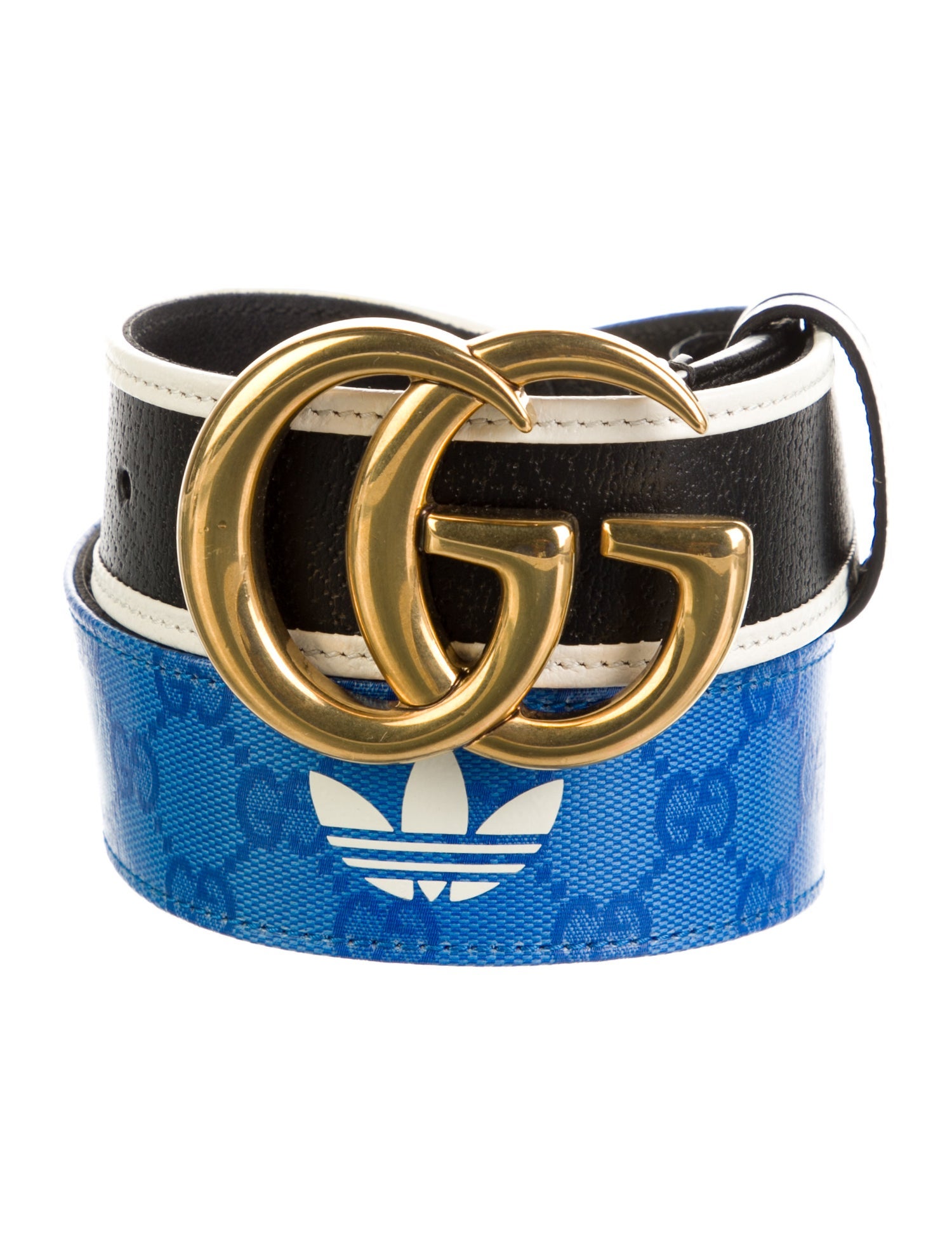 Gucci x Adidas GG Supreme Leather Belt