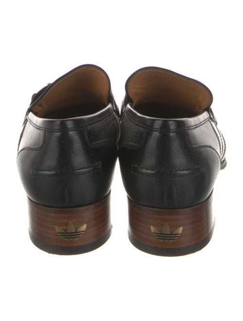 Gucci x Adidas Horsebit Accent Leather Mules