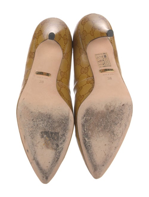 Gucci x Adidas GG Supreme Patent Leather Pumps