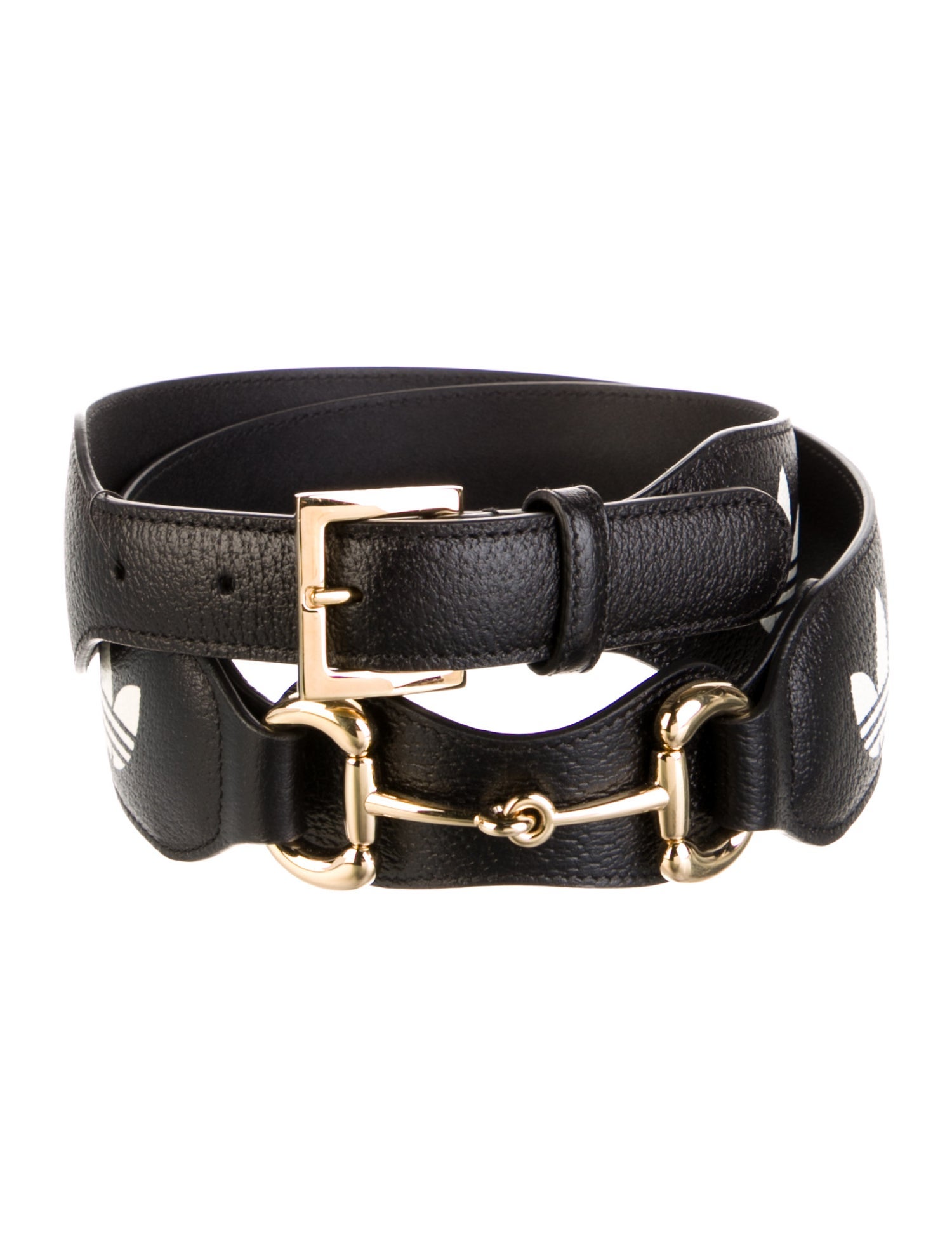 Gucci x Adidas Horsebit Accent Waist Belt