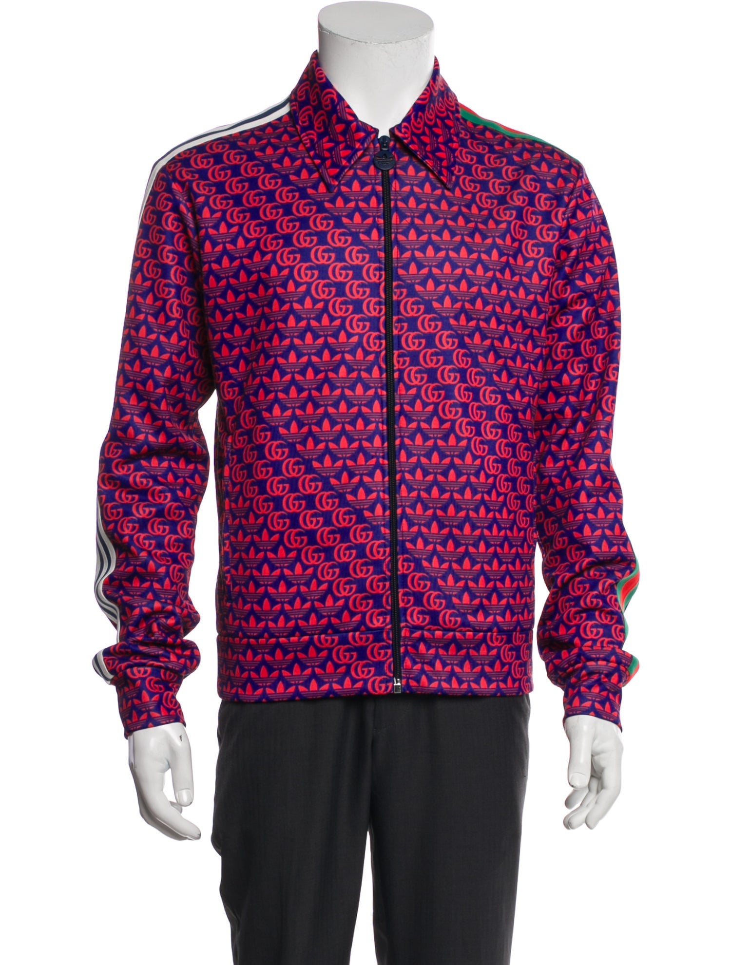 Gucci x Adidas GG Logo Bomber Jacket