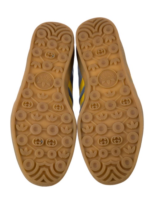 Gucci x Adidas Velvet Colorblock Pattern Sneakers