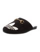 Gucci x Adidas 1955 Horsebit Accent Suede Mules