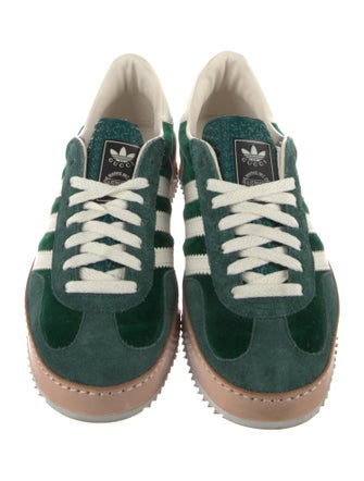 Gucci x Adidas Suede Printed Sneakers