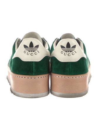 Gucci x Adidas Suede Printed Sneakers
