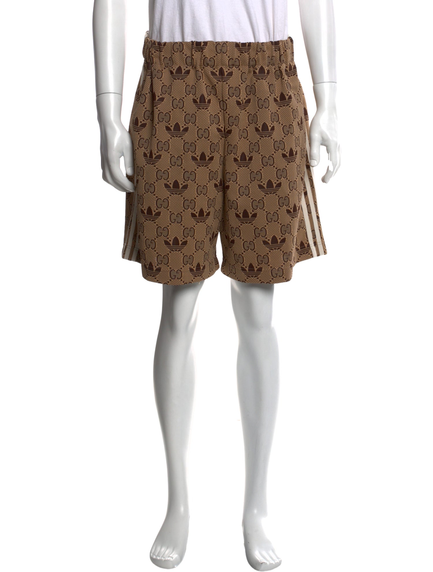 Gucci x Adidas GG Logo Jogger Shorts