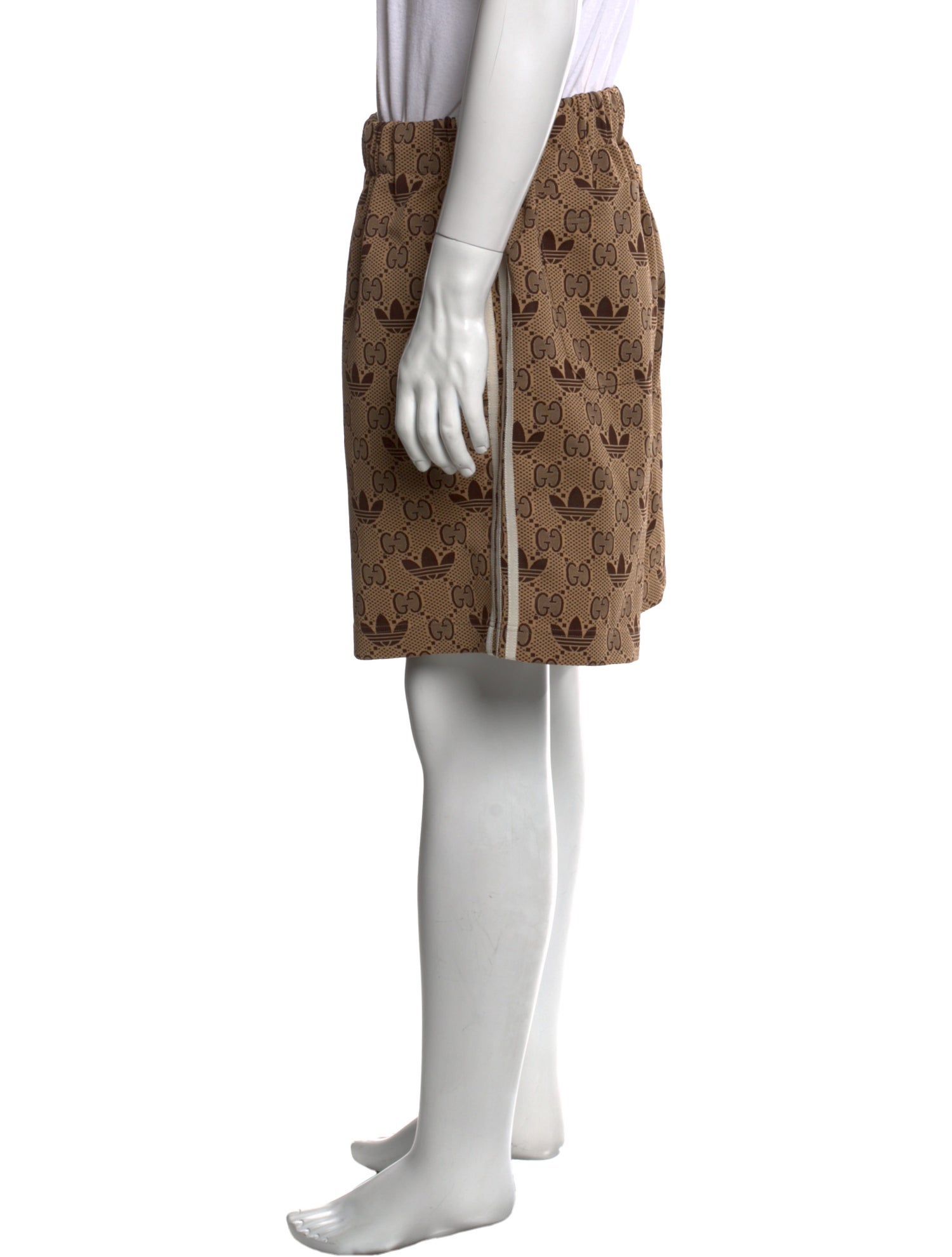 Gucci x Adidas GG Logo Jogger Shorts