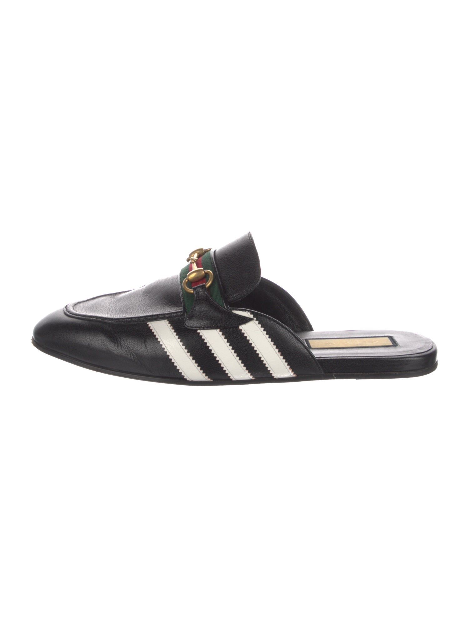 Gucci x Adidas Web Accent Leather Espadrilles