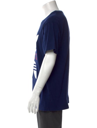 Gucci x Adidas Graphic Print Crew Neck T-Shirt