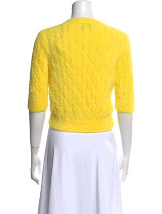 Gucci x Adidas Cashmere Graphic Print Crop Top