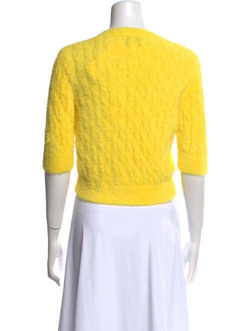 Gucci x Adidas Cashmere Graphic Print Crop Top