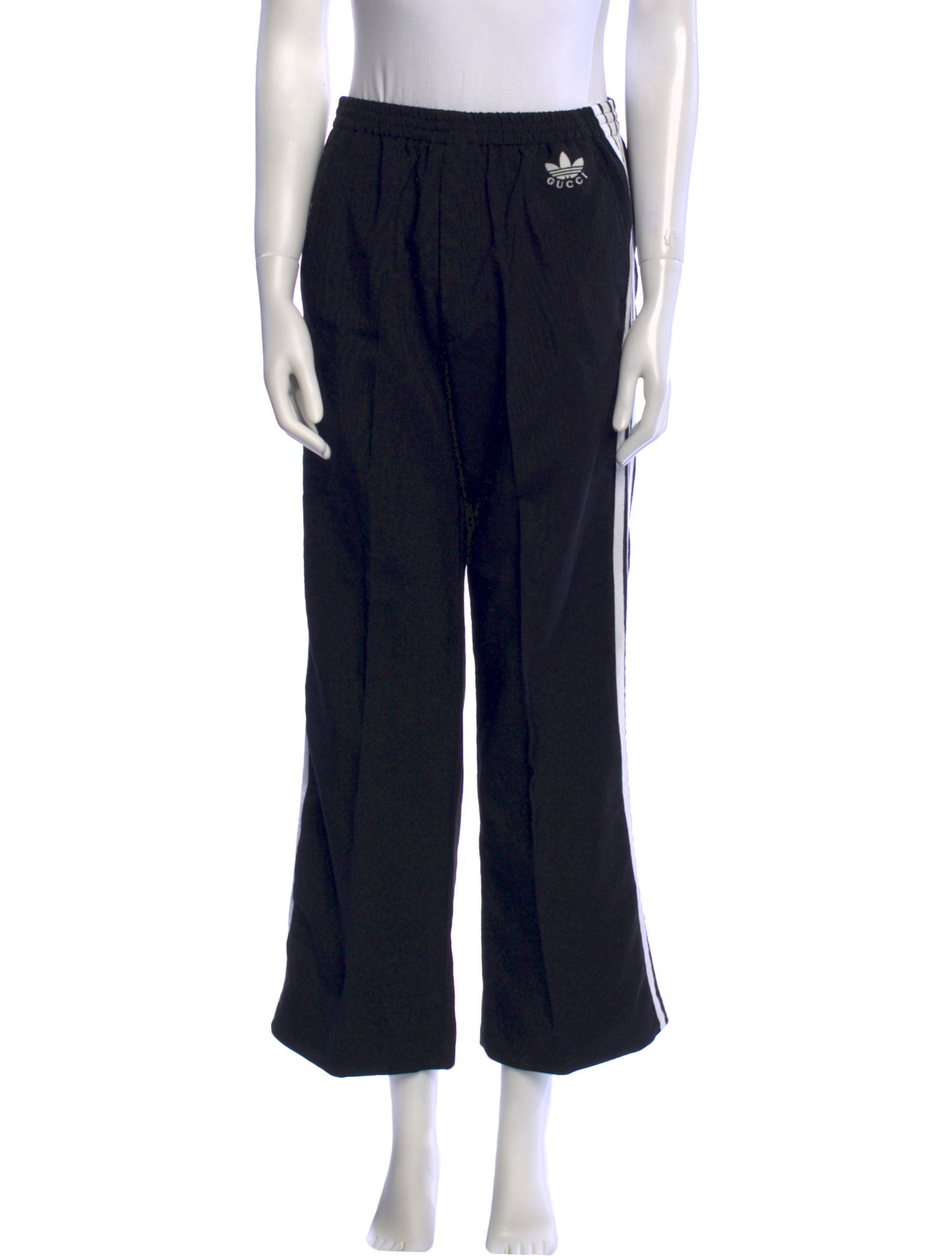 Gucci x Adidas Mohair Wide Leg Pants