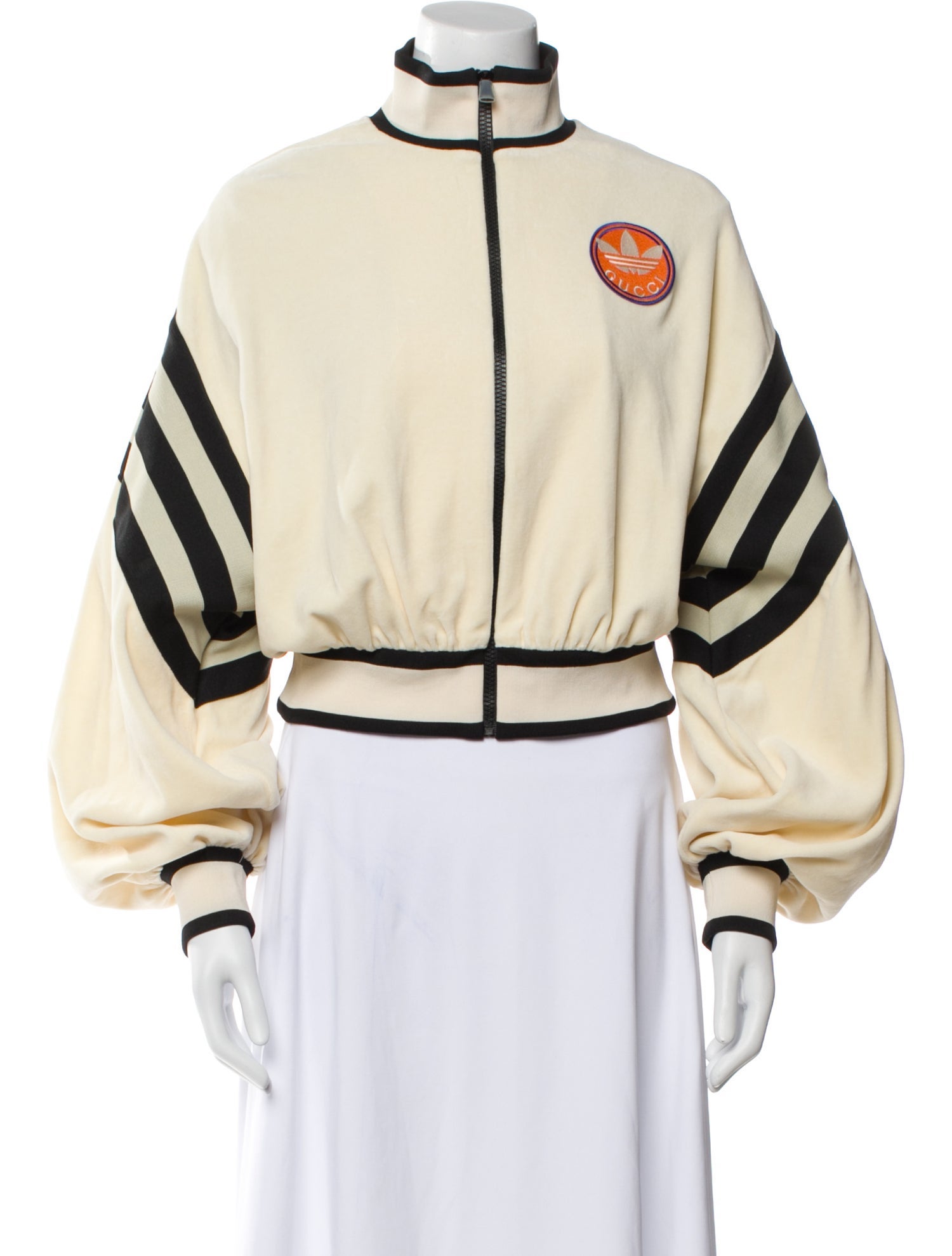 Gucci x Adidas 2023 Velour Bomber Jacket