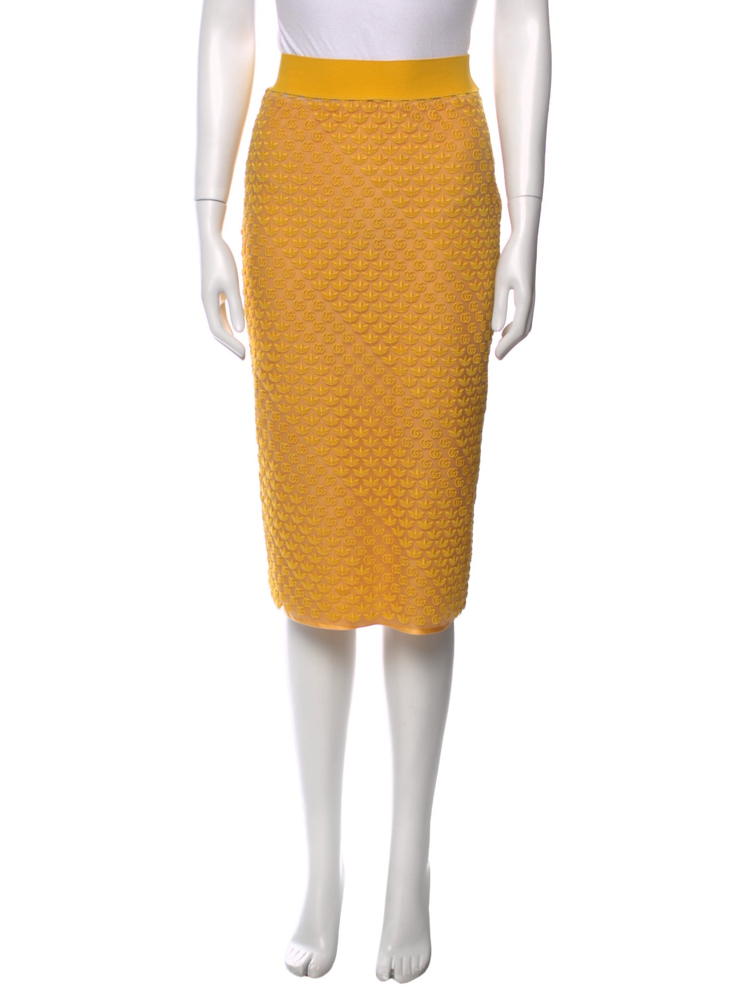 Gucci x Adidas Printed Knee-Length Skirt